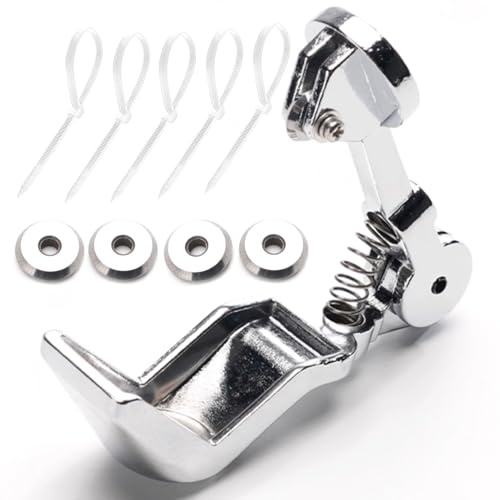 Glass Tubing Cutter Kit with 5 Cutting Wheels - 2.4/60mm Max Diameter Cutting Tool, Safety Grip & Circular Blade for Scientific Labs, DIY Crafts, Aquarium & Small Glass/Plastic Tubes