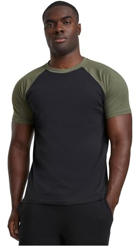 URBAN CLASSICS Camiseta Básica Hombre de Manga a Corta, Cuello Redondo, Algodón, Largo Normal, Estilo Moderno, Disponible en distintos colores, Tallas XS - 5XL