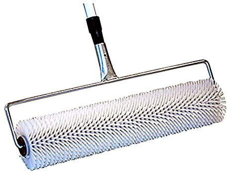 Karl Dahm Stachelwalze, 500 mm breit I Hochwertige Entlüftungswalze zum Entfernen von Lufteinschlüssen in Bodenbeschichtungen I Professionelles Fliesenleger-Werkzeug – 10673