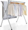 IBVIVIC Etendoir a Linge Pliable Exterieur, Etendage Linge Interieur en Acier Inoxydable, Grande Capacité Sechoir a Linge Balcon pour Chaussettes, Draps, Vêtements, Nettoyage Facile (1.5M/59in)