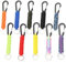 AstarFavor 10 Stück Paracord Schlüsselanhänger mit Karabiner, Multifunktion Paracord Anhänger für Outdoor-Klettern, Camping, Wandern, Rucksackreisen