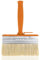 PARENCE.- Brosse Rectangulaire de Peinture 140 mm – Poils Synthétiques Denses – Compatible Perche Télescopique – pour Grandes Surfaces Planes et Rugueuses, Bois
