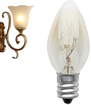 Générique Lampadina LED E12, luminosità lampada notturna | Lampadina LED E12 resistente al calore per interni camera da letto, cucina soggiorno