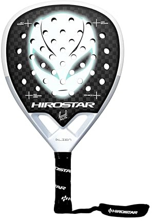 Hirostar Alien 2025 | Pala Padel Profesional, Forma de Diamante, 100% Carbono | Carbono 24K, Raqueta Padel con Balance Medio/Alto | Peso 365g - 380g