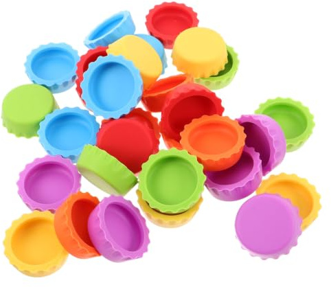 NUOBESTY 30 Unidades Juego de Platos de Alimentación para Reptiles Ventosa de Silicona en Forma de Hoja, Compatible Camaleones y Serpientes para Terrarios en Casa