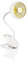 UNOLD 86680 Tischventilator Breezy Clip - mit 3-stufiger Geschwindigkeitsregelung, zum Anbringen an der Tischplatte, Betriebszeit ca. 2-8 Std., flexibel dank Schwenkhals