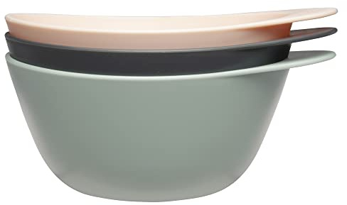 Fromm Color Studio Mixing Bowls for Hair Color, Hair Dye, Bleach and Treatments with Spill Proof Rubberized Base, 16 Ounce, 3 Pack