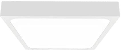 V-TAC VT-8630SW-SQ Plafoniera led 30W sensore di movimento microonde integrato IP44 quadrato bianco 360° 4000K - 7668