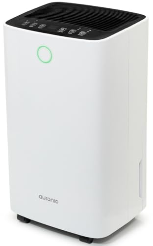 Auronic Deshumidificador Silencioso Bajo Consumo - Deshumificadores de Humedad - Desumidifador - Deshumificador - Desumidificador - Desumificador - Dehumidifier - Deshumidificador Secar Ropa 12l