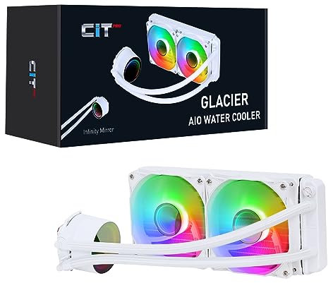 CiT Pro Glacier Infinity White 240mm Intel/AMD CPU Liquid Cooler