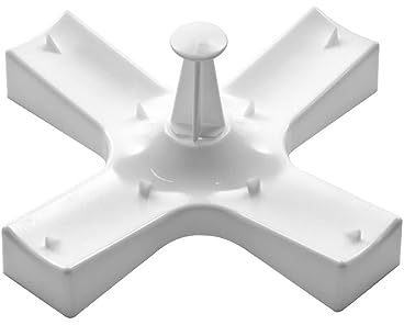 St@llion Support de cuisson pour pommes de terre au micro-ondes | Support pour pommes de terre | Accessoire de cuisine | Sans BPA, peut contenir jusqu'à 4 pommes de terre, blanc (lot de 1)