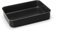 Zanetti - Jumbo, lasagnera antiadhésive, mesure 25 x 18 cm, lasagnera rectangulaire avec anneau de suspension, peu encombrant, couleur noire, fabriquée en Italie