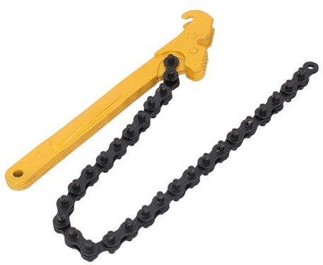 Chiave a Catena Chiave a Catena a Cricchetto Regolabile Filtro Olio Combustibile Pinza per Chiave a Catena Strumento di Rimozione Rimozione Regolabile