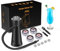 Gevvnss Cocktail Smoker Kit,Smoking Gun Food Smoker with 4 Flavors Wood Chips,Portable Aluminum Alloy Drink and Food Smoker Infuser for Cocktails,Meat,BBQ,Cheese,Battery Operated(Not Included)