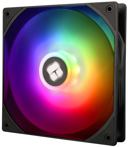 TR-TL-C14C-S 140mm Silent Cooling Fan,Black Compurter Cooling Fan,CPU Coolers with 1500RPM High Speed,4-pin PWM Connector