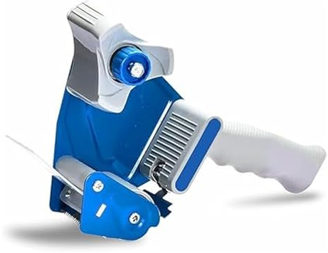 GZZHONGHENG Heavy Duty Tape Gun Dispenser (1 Pack) – Professional Packing Tape Dispenser for Moving Boxes, Shipping & Parcel Sealing – Adjustable Tension Control, Ergonomic Handle & Sharp Cutter Blade