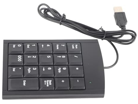 DAN&DRE Numeriskt Tangentbord Numeriskt Tangentbord Bärbart Mini Usb Siffertangentbord för Bärbar Dator