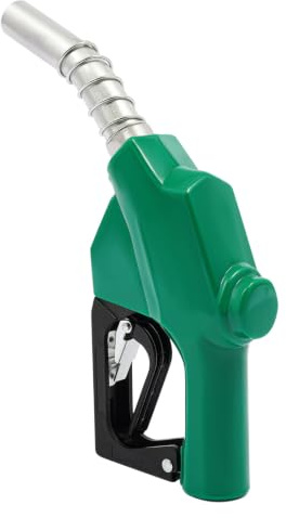Pistolet de réservoir haute performance de 2,5 cm vert avec 3 vitesses pour chantier et biodiesel - Léger