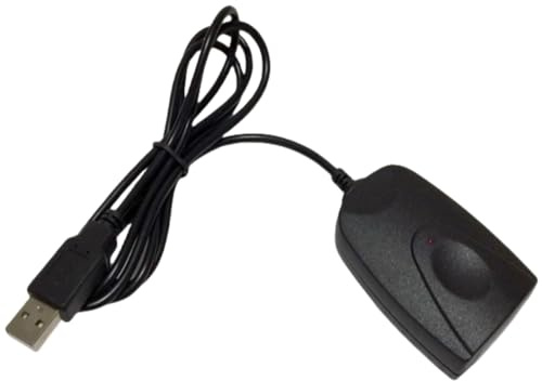 EMEBAY - Adaptador USB al Adaptador de Infrarrojos IrDA Mejorado 1.5 M (9.6kbps a 115,2 Kbps) para PC, PDA, Teléfono Móvil, Cámara, Impresora y Escáner