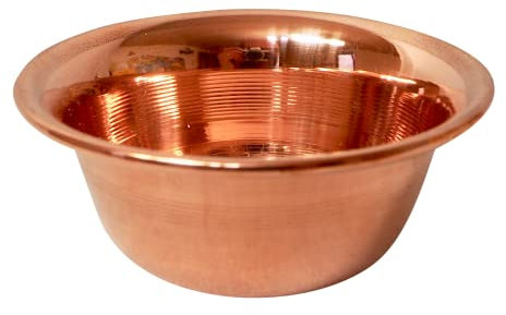 Copper Garden Kupferschale 7,3 x 7,3 x 2,6 cm I Hitzebeständige Kupferschüssel klein zur optimalen Temperaturübertragung I Einsatz als Räucherschale/Servierschale/Sauna Aromaschale uvm.