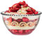Large Glass Bowl Decorative 2L Dessert Trifle Serving Bowl N319