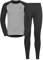 Odlo Herren Funktionsunterwäsche Set Active Warm Special Set, Dark Grey Melange - Grey Melange, M