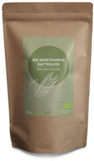 400g Bio Gerstengrassaft Pulver | zertifizierte Spitzenqualität | Barley Grass Juice Powder | 100% Gerstengras SAFT Pulver | Greens (400g)