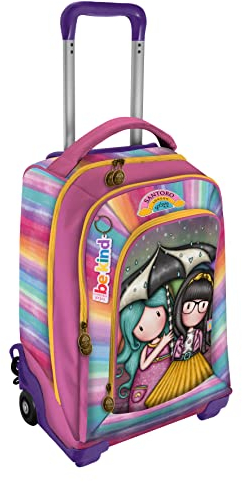 Rucksack Trolley Gorjuss Be Kind To Each Other, mehrfarbig, Casual
