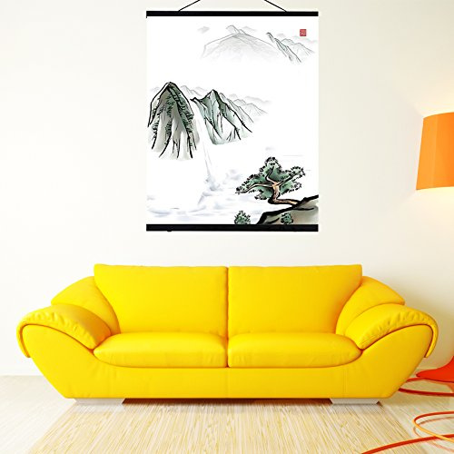 Affischhängare,Affischhängare,11,7 X 16,5 Tum A3 Magnetisk Affischram,A2 Affischhängare Modern Magnetiskt Sågspån Fotoram Gör-det-själv-affischrulletryck Konstverkshängare 30Cm (40 cm)