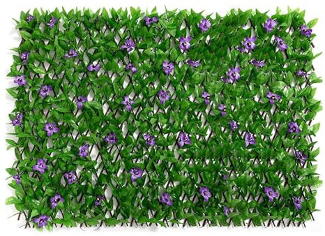 Artificial Hedge Artificial Fake Leaf Wall Greenery Hedge Plant Green Hedge Roll Privacy Hedging Garden Screening Artificial Ivy Fence Screening Backdrop Decor Faux Fence Mat