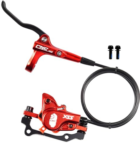 CNCLOL Mountain Bike Hydraulic Disc Brakes, MTB Front Right 800mm/Rear Left 1450mm Hydraulic Brake For Bicycle/Road/Gravel/BMX/Push Bike