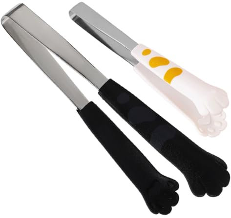 Cabilock 2piezas Ensalada De Pata De Gato Pinzas De Cocina Pinzas Para Ensalada Unidades Prácticas Para Cocinar Accesorio Para Barbacoa Para Barbacoa
