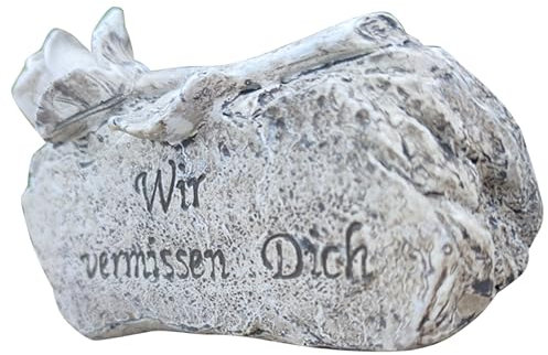 Toyvian Tombale Décorative Résine pour Cimetière Ornement Funéraire Gris avec Rose Souvenir pour et Défunts Accessoire de Deuil Aux Intempéries