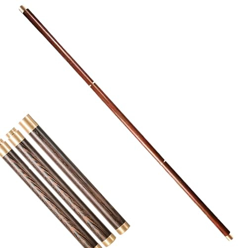 Traditional Tai Chi Stick Wooden for Elderly, Portable Splicable Qigong Posture Martial Arts Portable Taiji Stick for Outdoor Park Lawns 160CM