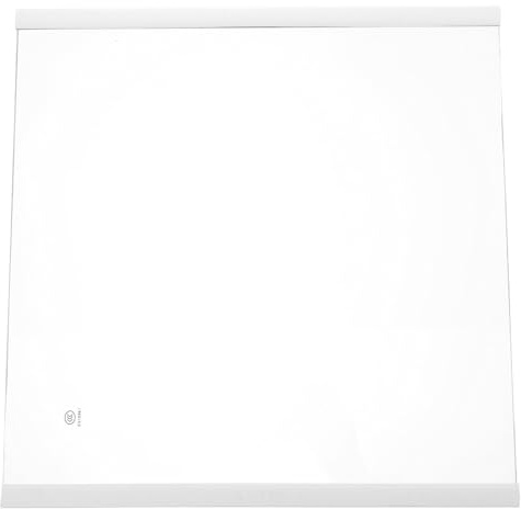 TEHAUX Ripiano Divisorio in Vetro Temperato 30x30 Cm per Frigorifero e Congelatore, Mensola Portaoggetti Regolabile senza Attrezzi, Accessorio Resistente e Anticorrosione per Uso