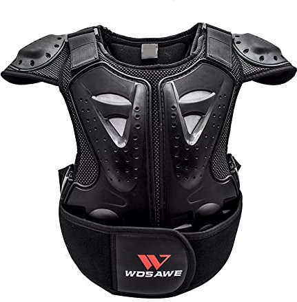 Chaleco de armadura para niños, chaleco de motociclista de EVA para niños, chaleco de motocicleta juvenil de movilidad mejorada, protector de chaqueta de motociclista, armadura protectora de ajuste