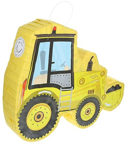 Ciieeo Piñata Pinata Zum Bauen Für Kinder Bauauto-pinata Mexikanische Party-pinata Bagger-lkw-pinata Ingenieur-pinata Pinata-spielzeug Traktor-pinata Geburtstag Papier Etikett Karton