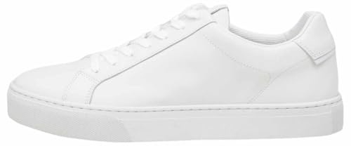 Marc OPolo - Zapatillas Planas de Piel con Plantilla Intercambiable para Hombre, 100., 43 EU