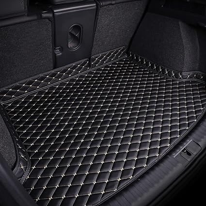 LASEFD Auto Pelle Tappetino Bagagliaio per Citroen C3 IV 2024 2025,Vasca Baule Protezione Antiscivolo Impermeabile Baule Fodera Interni Accessori,A