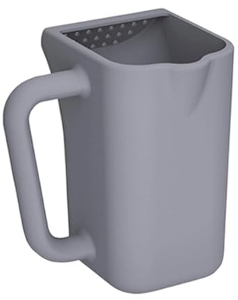 Tasse de bain conviviale pour bébé avec tête souple profilée antidérapante en silicone pour le lavage quotidien des cheveux, tasse de shampooing pour nourrissons