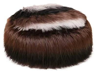 KBZSlyn Funda de puf con Estampado de Vaca y Peluche (Solo Funda, sin Relleno), for niños y Adultos, Ideal for dormitorios y Balcones.(Brown,20 * 30cm)