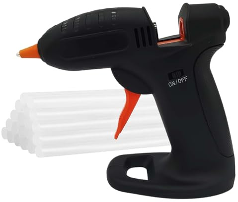 Bollisate Pistola De Pegamento Inalámbrica | Suministros Para Manualidades Con 30 Barras | Pluma De Pegamento Caliente Con Batería 2600mAh - Para Decoración, Modelado, Álbum, Escuela, Hogar,