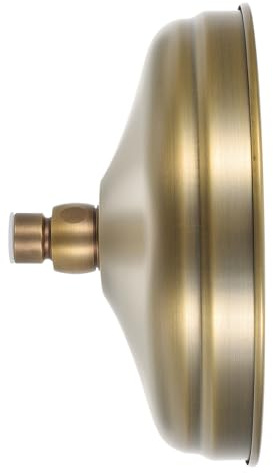 DOITOOL Cabezal de Ducha Ligero y Fácil de Instalar Retro de Cobre Rociador de Lluvia, Diseño Vintage Delicado y Estructura Simple, Salida de Agua Tipo Cascada para Ducha en Baño