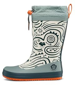 Affenzahn Botte de Pluie Vegan Puddly Lapin - Turquoise