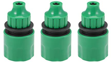 sourcing map Quick Connector Hose Pipe Adapter Fitting 4mm Inner Diameter Hose Tubing for Garden Irrigation System 3pcs