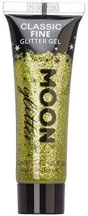 Classic Fine Glitter Gel by Moon Glitter - 12ml - Gold - Glitter Face Paint