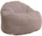 bananair - Sitzsack aus Cordstoff Breit Gerippt für Erwachsene und Kinder - Weich, Bequem und Elegant - Optimale Unterstützung - Sitzsack Sessel XXL mit Füllung, Bean Bag (100 cm, Hellgrau)