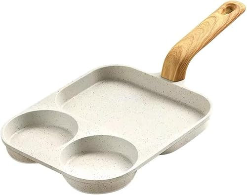 Anti-adhésive Poêle à Pancakes, Poêle à Oeufs Avec Poignée Résistante à la Chaleur, Poêle à Omelette Pour le Petit Déjeuner, Hamburgers Aux Oeufs, Galettes de Légumes, Compatible Avec les Cuisinières