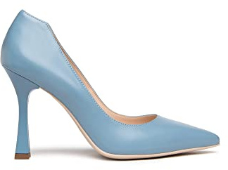 Nero Giardini E307071DE Décolleté Donna in Pelle - Acqua 38 EU