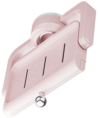 Soporte multifuncional con ventosa fuerte para almacenamiento de jabón, montaje en pared, gran accesorio de baño para niños y ancianos